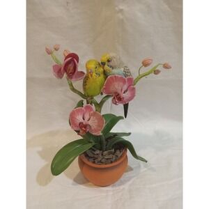 Danbury mint Tender Moments Figurine with parakeets Home Decor Display